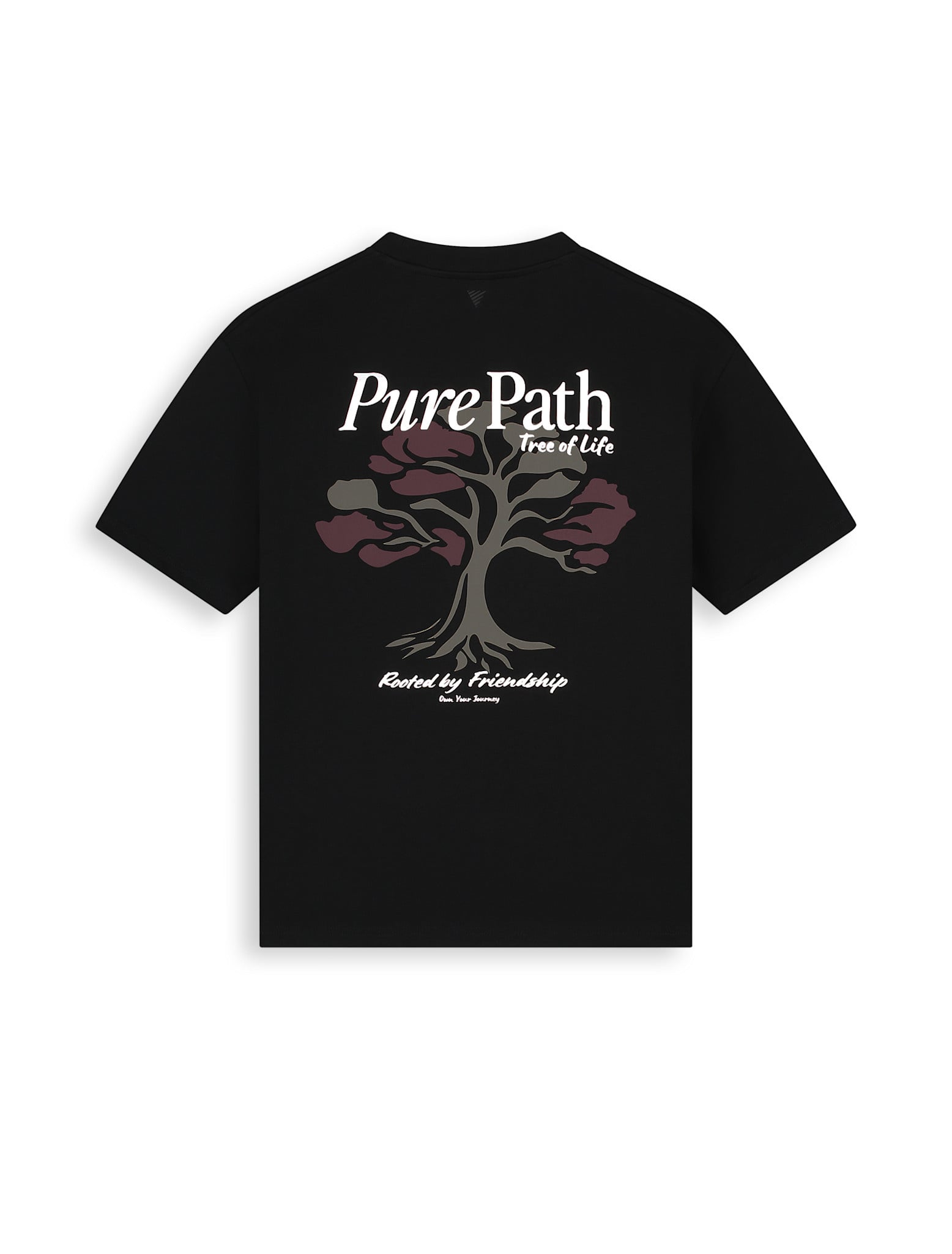 Pure Path 26030110 Tree Of Life Tee Black