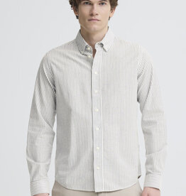 Casual Friday 20506333 Lille Oxford Stripe Shirt 8892 After Midnight Blue