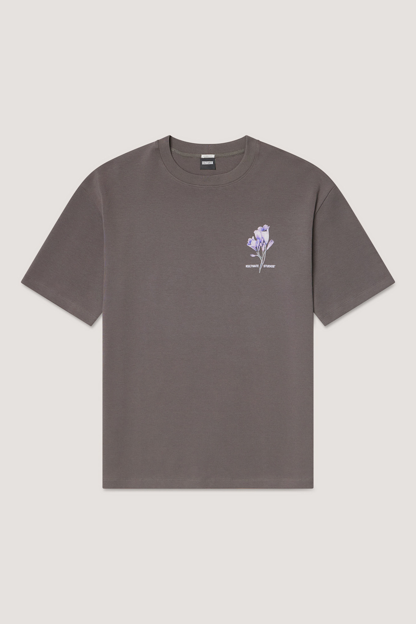 Kultivate Luxury Life Tee Dark Gull Grey