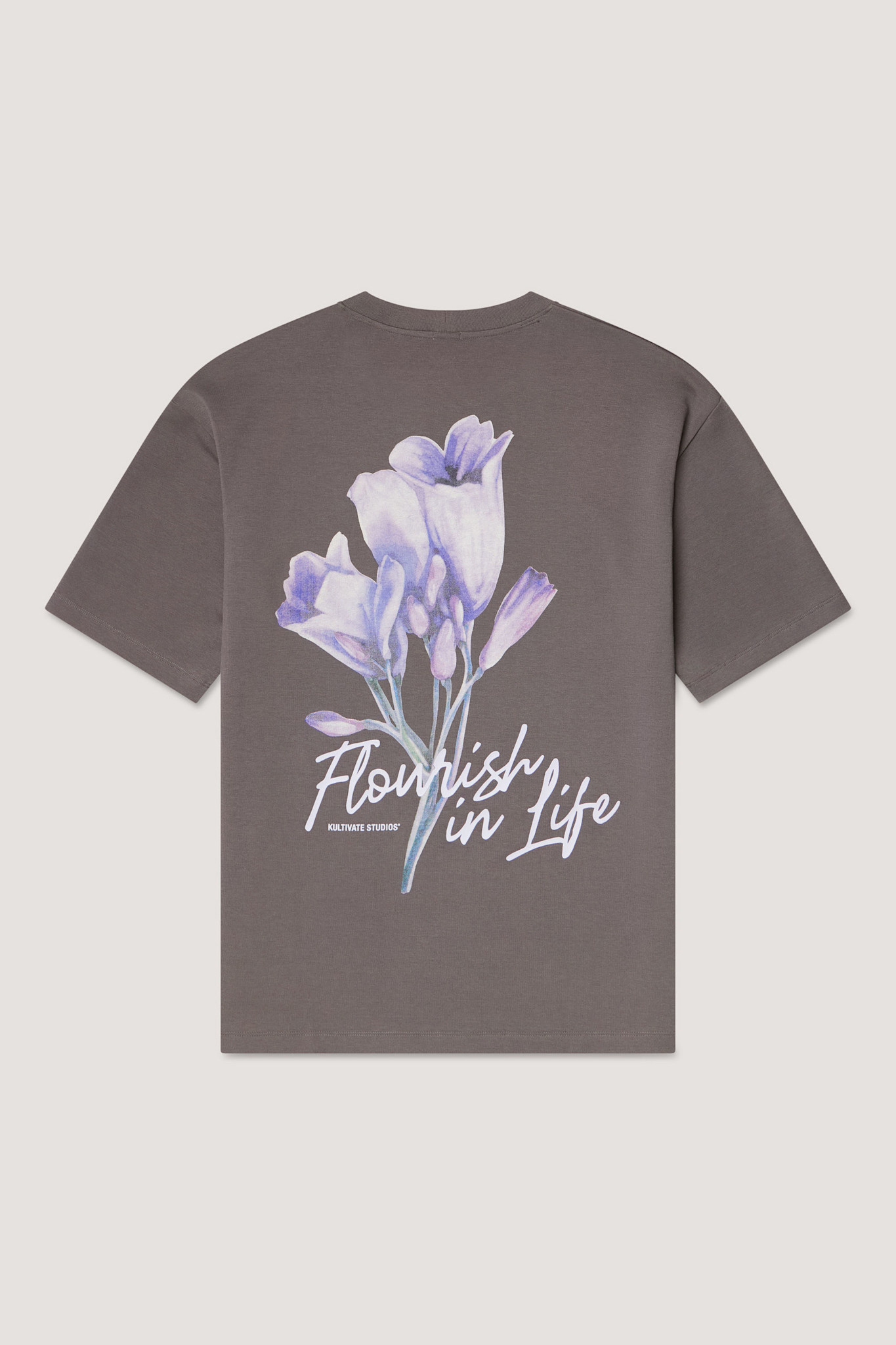 Kultivate Luxury Life Tee Dark Gull Grey