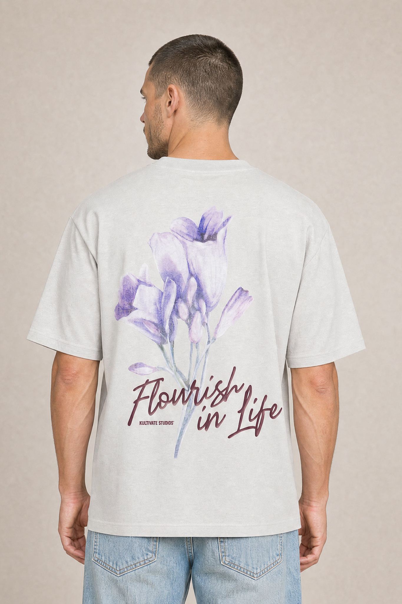 Kultivate Luxury Life Tee Vapor Blue