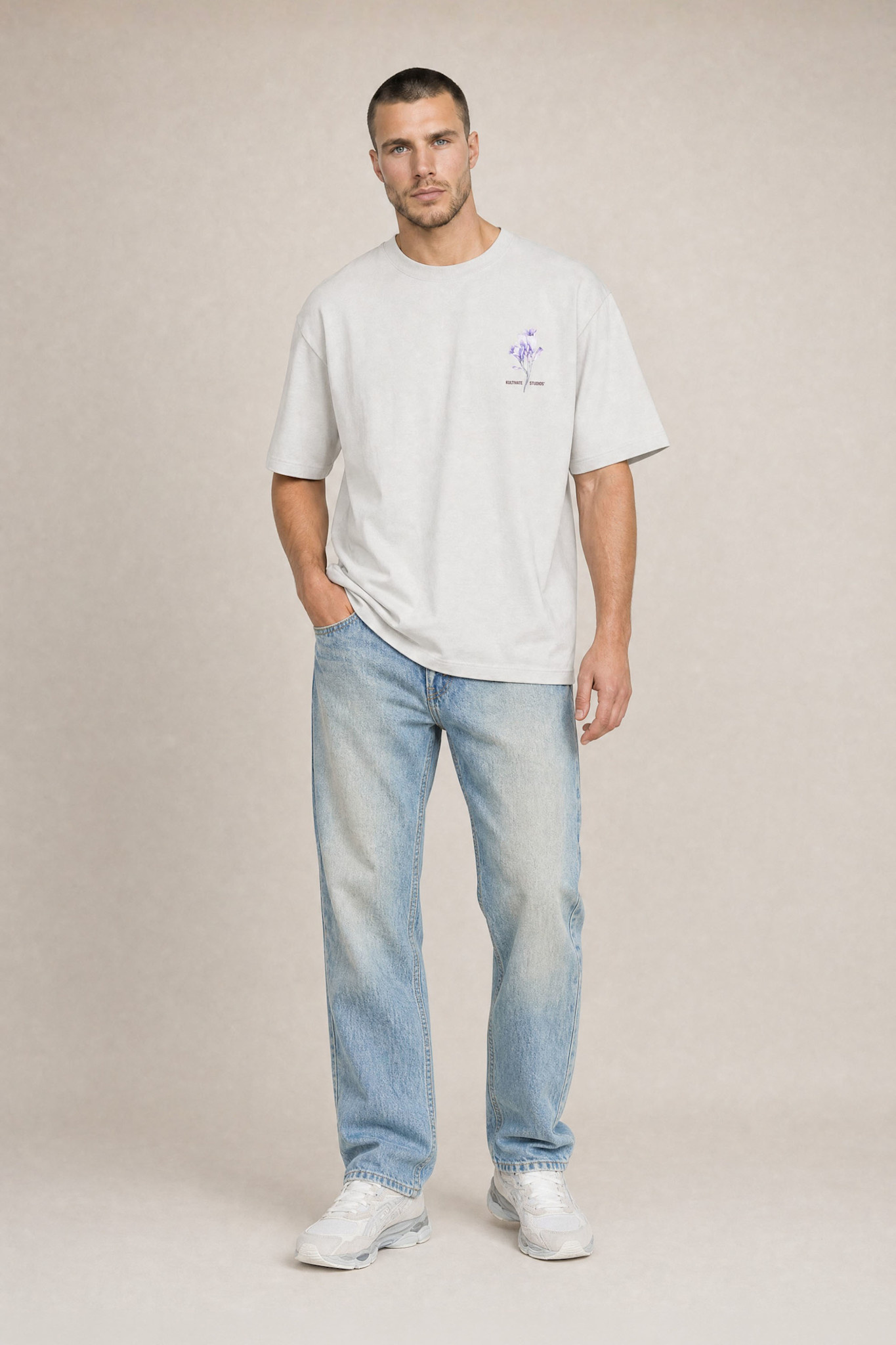 Kultivate Luxury Life Tee Vapor Blue