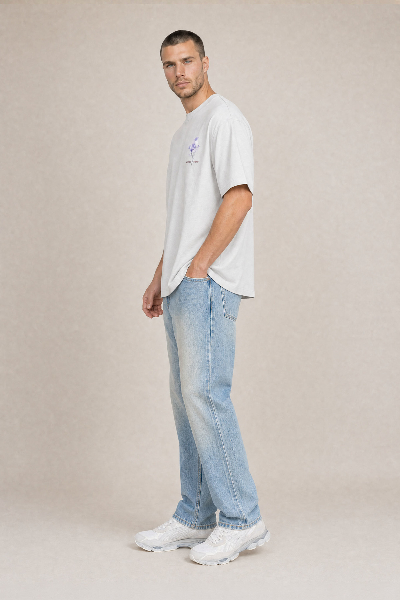 Kultivate Luxury Life Tee Vapor Blue