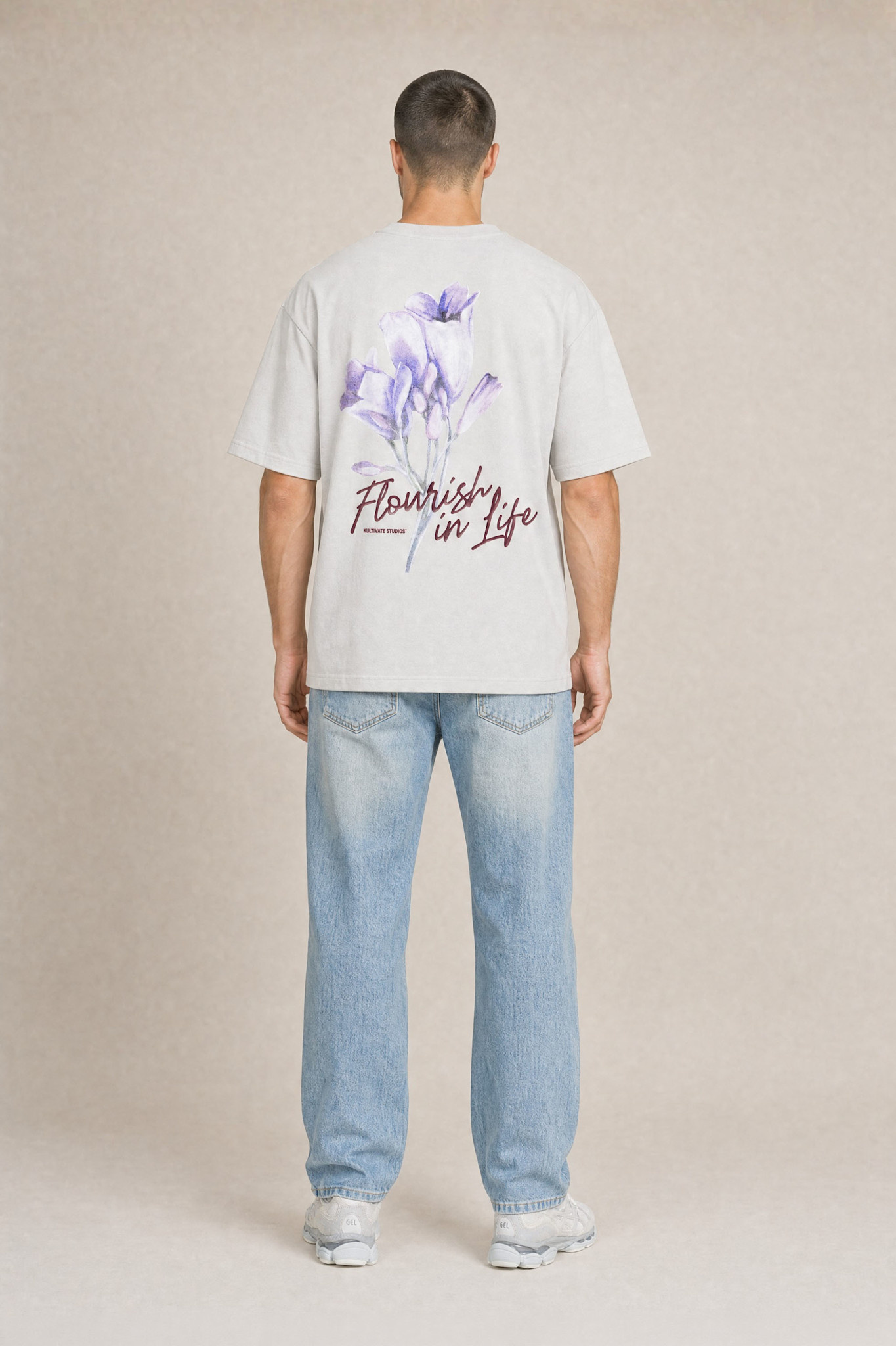 Kultivate Luxury Life Tee Vapor Blue