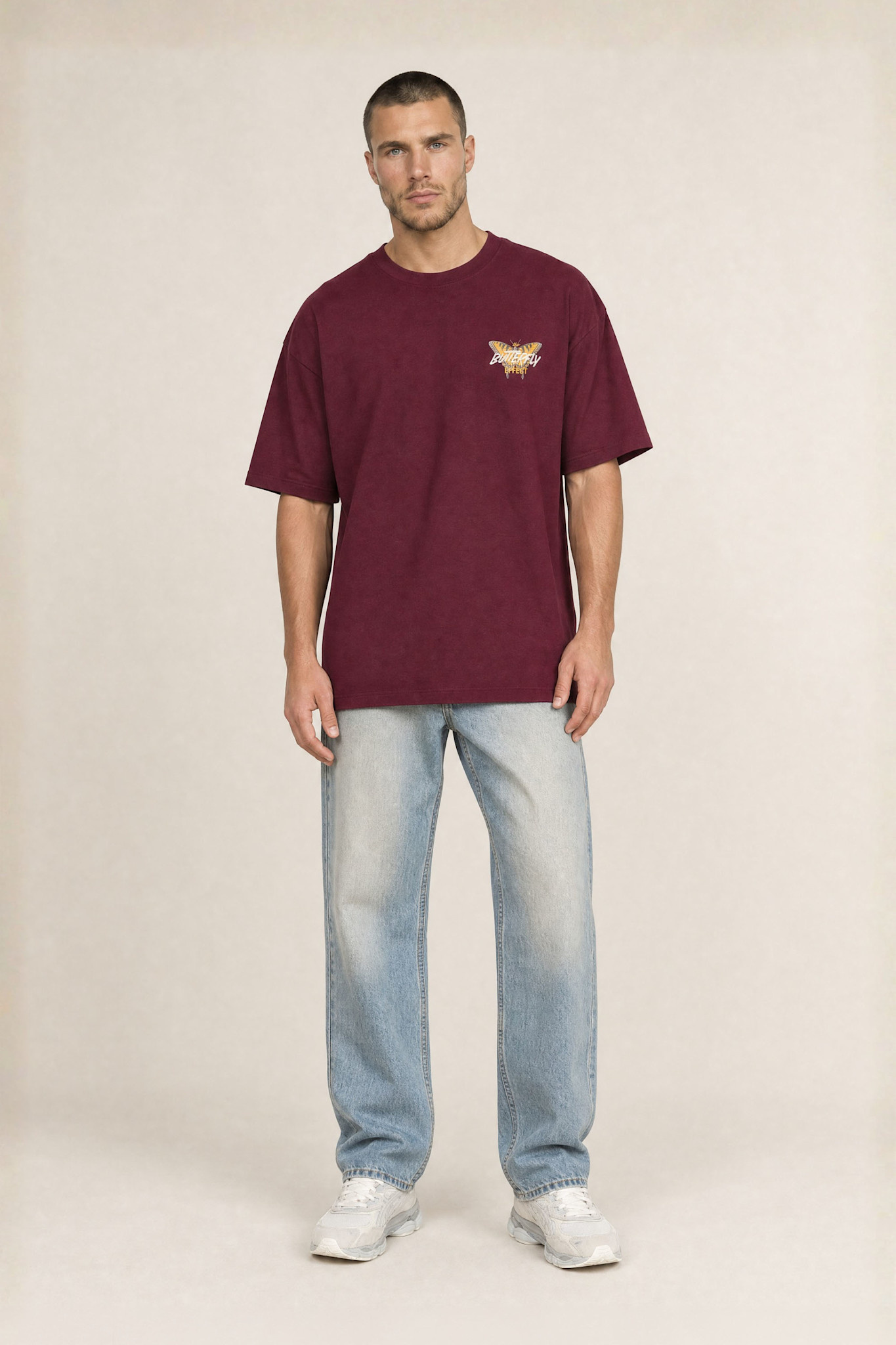 Kultivate Luxury Effect Tee Fig