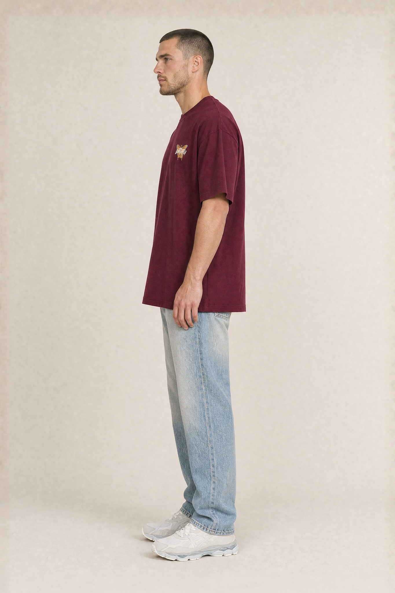 Kultivate Luxury Effect Tee Fig