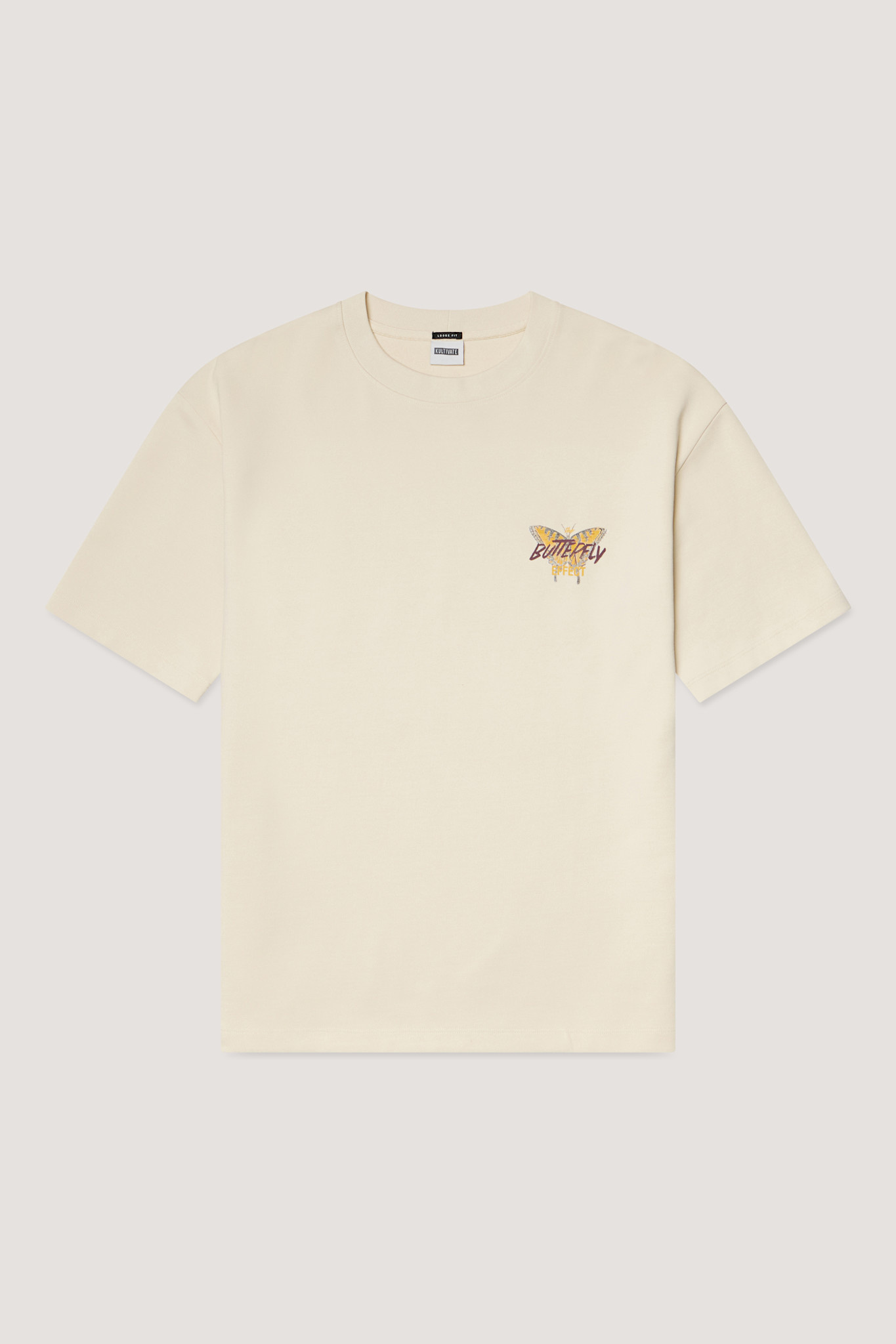 Kultivate Luxury Effect Tee Summer Sand