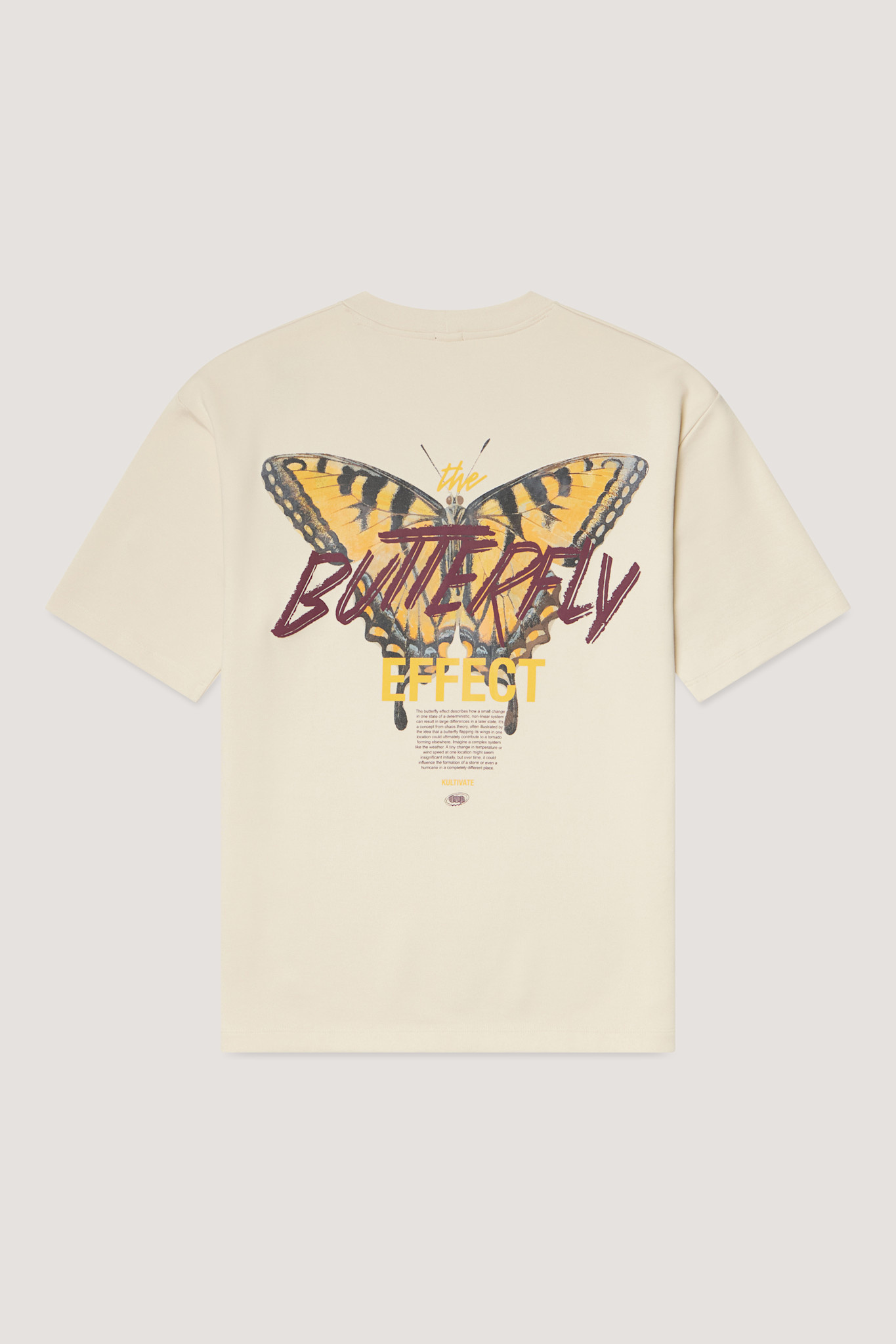 Kultivate Luxury Effect Tee Summer Sand