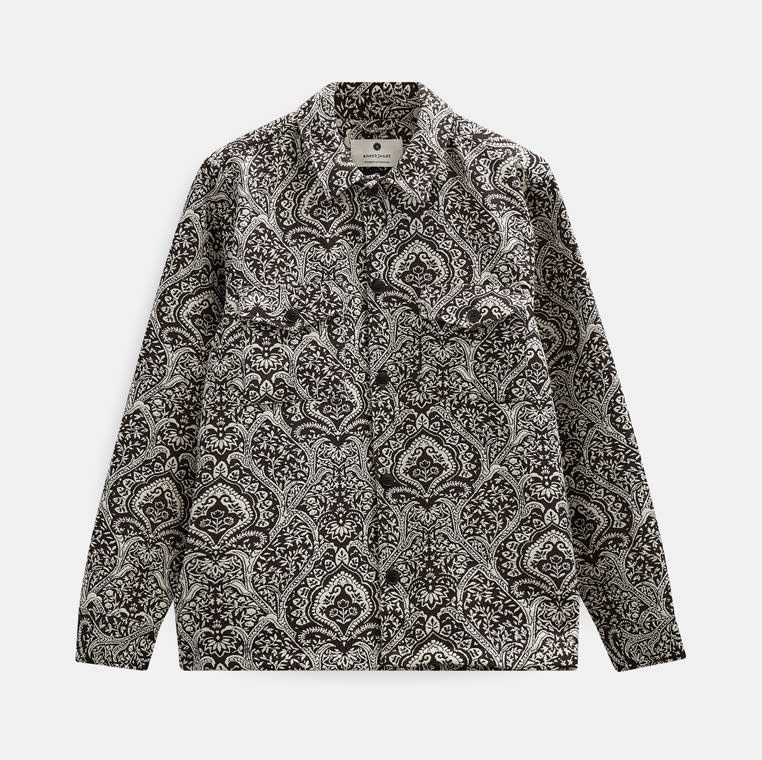Anerkjendt 902488 Oscar Garden Jacquard Overshirt 5580 Delicioso