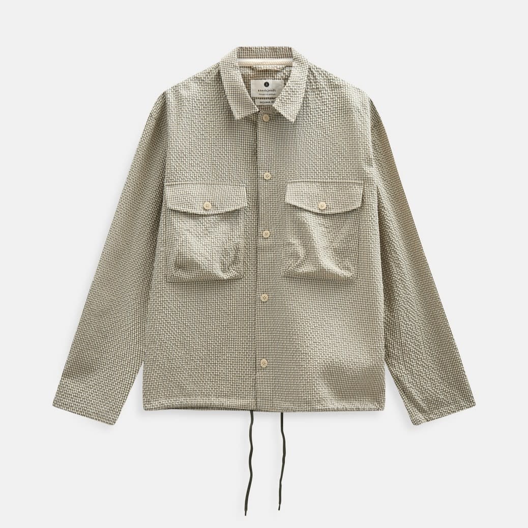 Anerkjendt 902476 Otto Check Overshirt 4084 Forest Night
