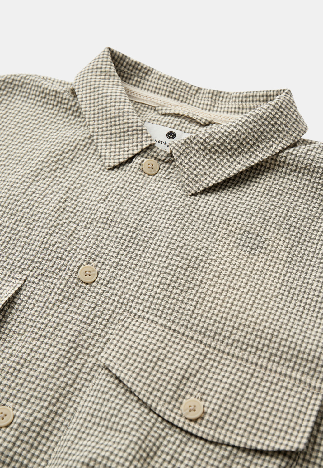 Anerkjendt 902476 Otto Check Overshirt 4084 Forest Night