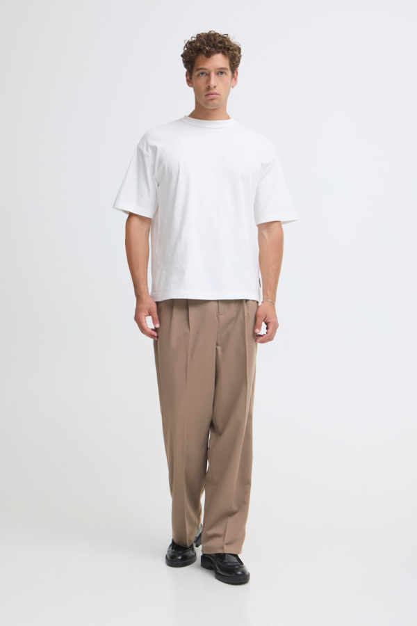 Casual Friday 20505220 Grant 0153 Garbadine Wide Pants 190809 Chocolate Chip