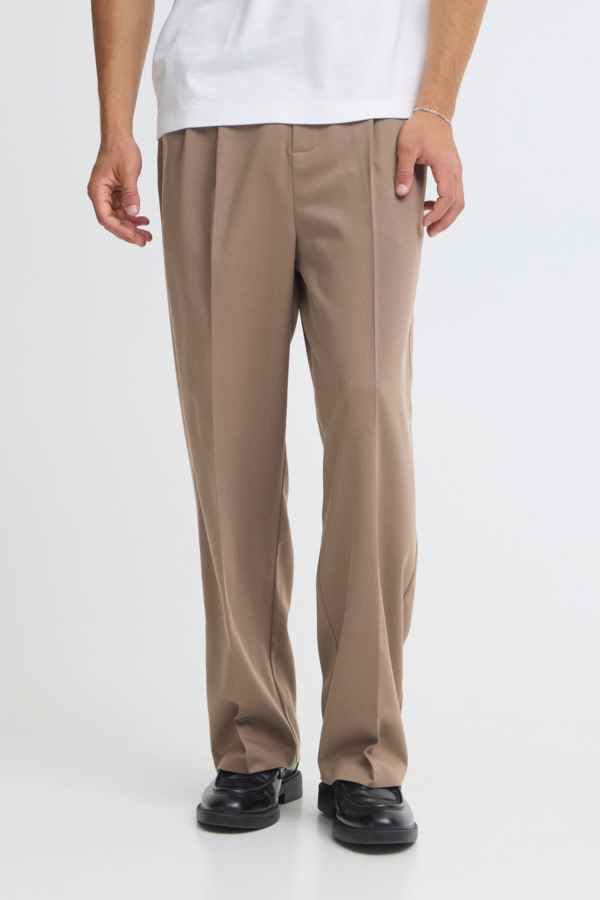 Casual Friday 20505220 Grant 0153 Garbadine Wide Pants 190809 Chocolate Chip