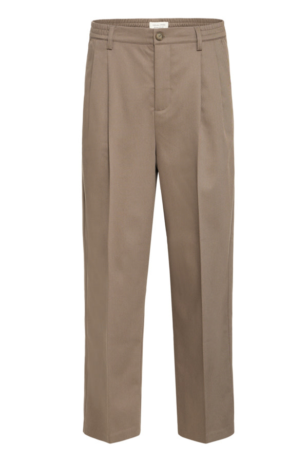 Casual Friday 20505220 Grant 0153 Garbadine Wide Pants 190809 Chocolate Chip