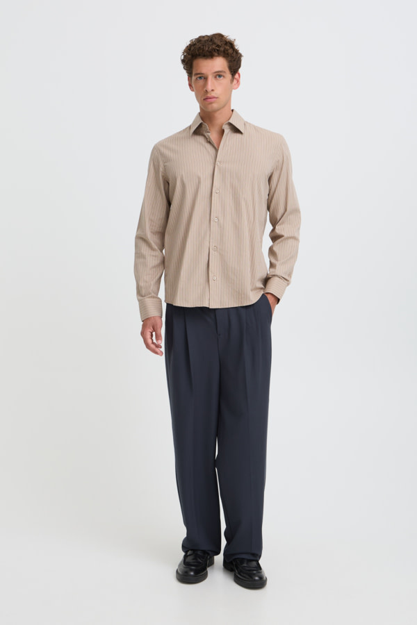 Casual Friday 20505614 Grant Wide Stretch Pants 1941091 After Midnight Melange Blue