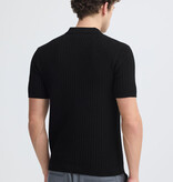 Casual Friday Casual Friday 20505091 Karl Structured Knit Polo 193911 Black