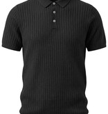 Casual Friday Casual Friday 20505091 Karl Structured Knit Polo 193911 Black