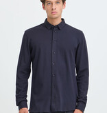 Casual Friday Casual Friday 20505281 Arthur L/S Jersey Piquet Shirt 194013 Dark Navy