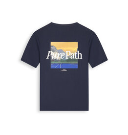 Pure Path 26030104 Landscape View Tee Dark Navy