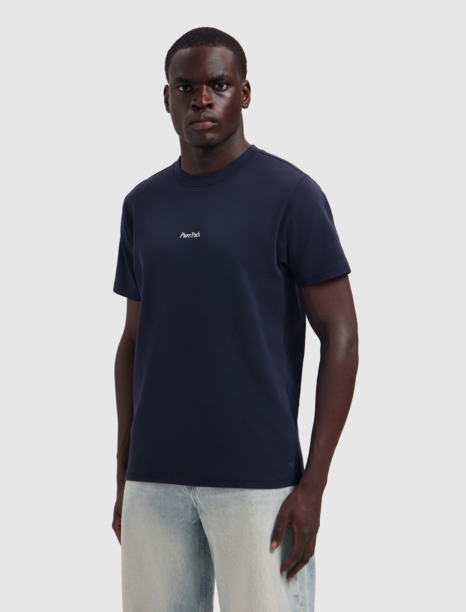 Pure Path Pure Path 26030104 Landscape View Tee Dark Navy