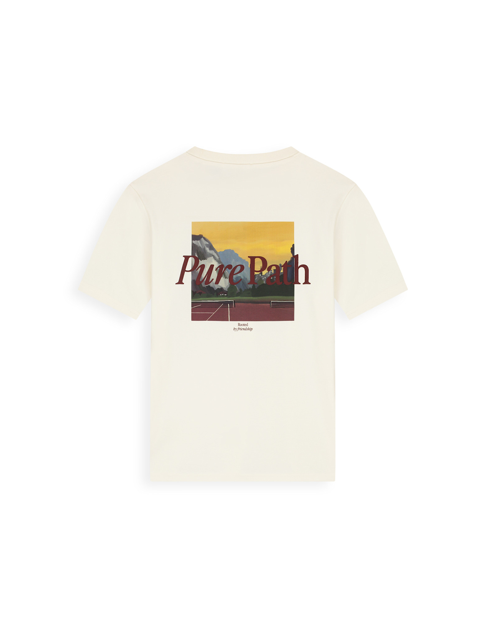 Pure Path Pure Path 26030104 Landscape View Tee Ecru