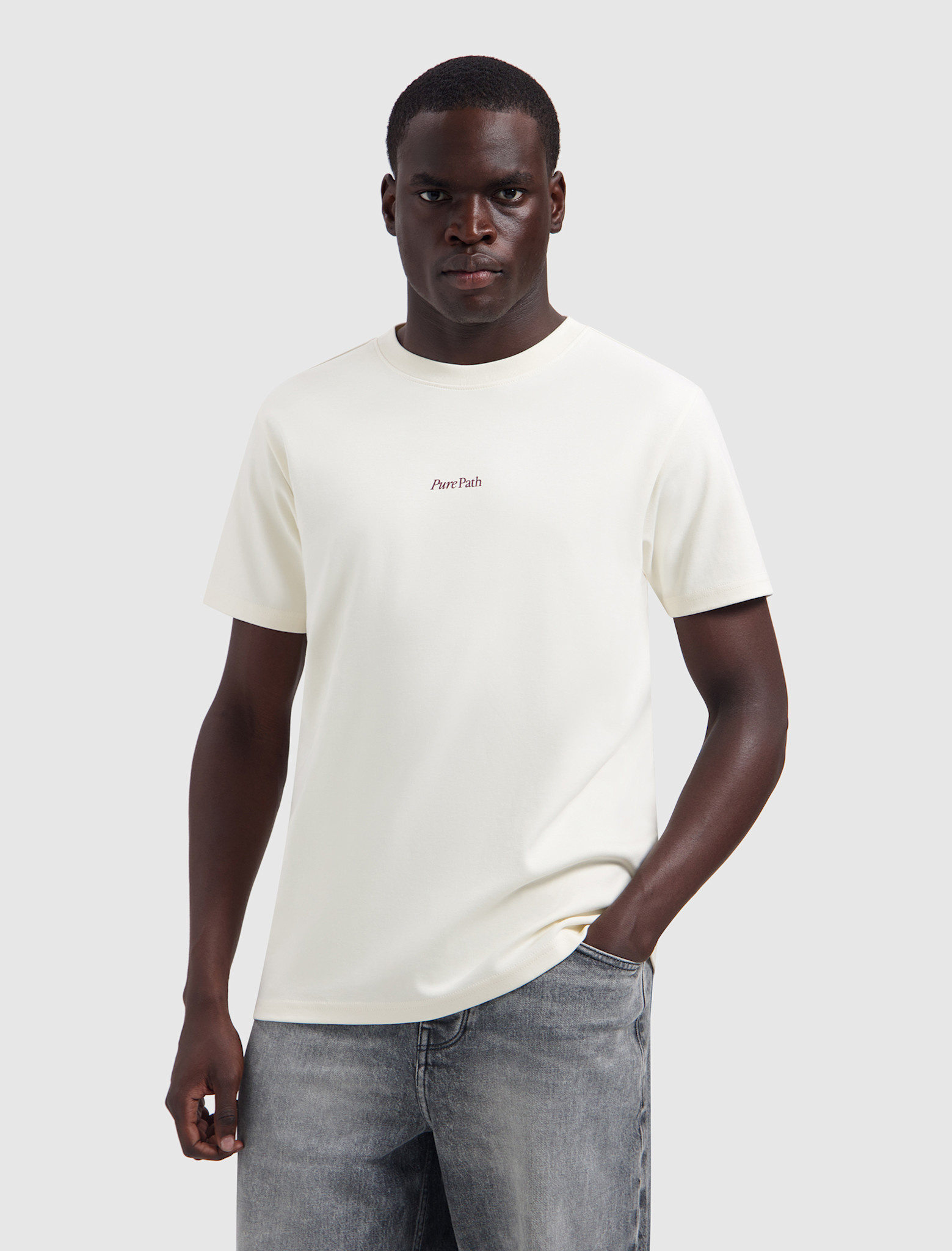 Pure Path Pure Path 26030104 Landscape View Tee Ecru