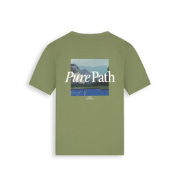 Pure Path 26030104 Landscape View Tee Leaf Green