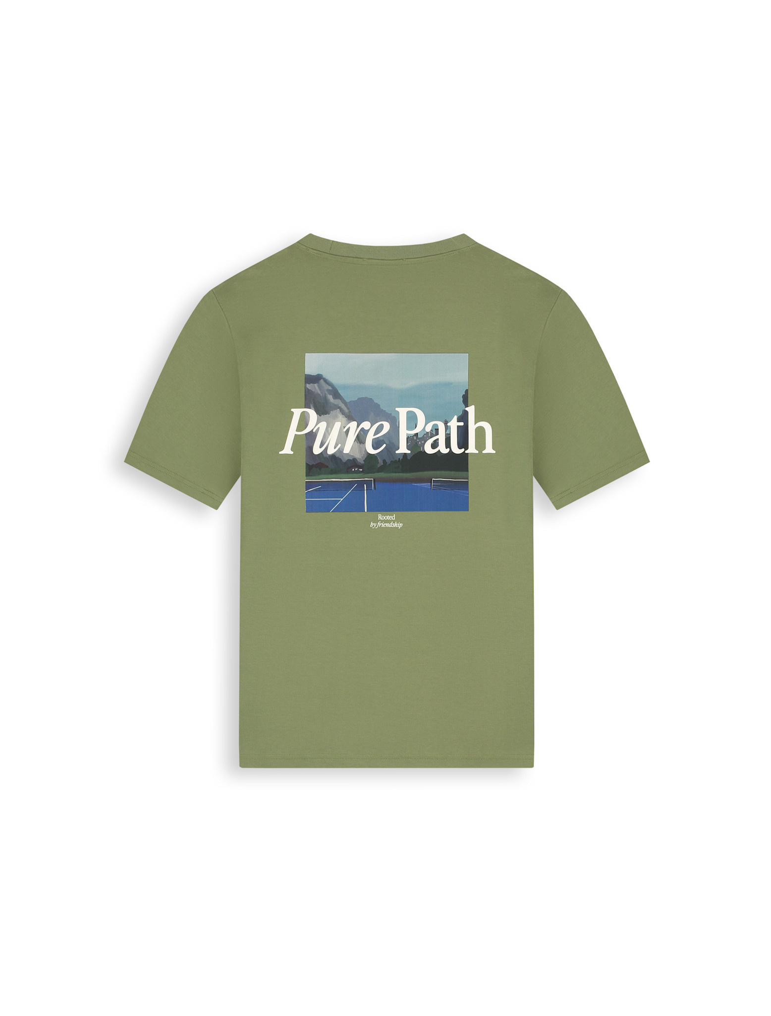 Pure Path Pure Path 26030104 Landscape View Tee Leaf Green