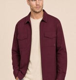 Kultivate Luxury Zip Overshirt Fig