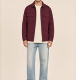 Kultivate Luxury Zip Overshirt Fig