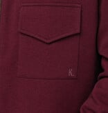 Kultivate Luxury Zip Overshirt Fig