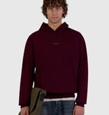 Pure Path 26030306 Tree Trunk Hoodie Wine Red