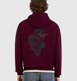 Pure Path 26030306 Tree Trunk Hoodie Wine Red