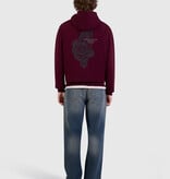 Pure Path 26030306 Tree Trunk Hoodie Wine Red