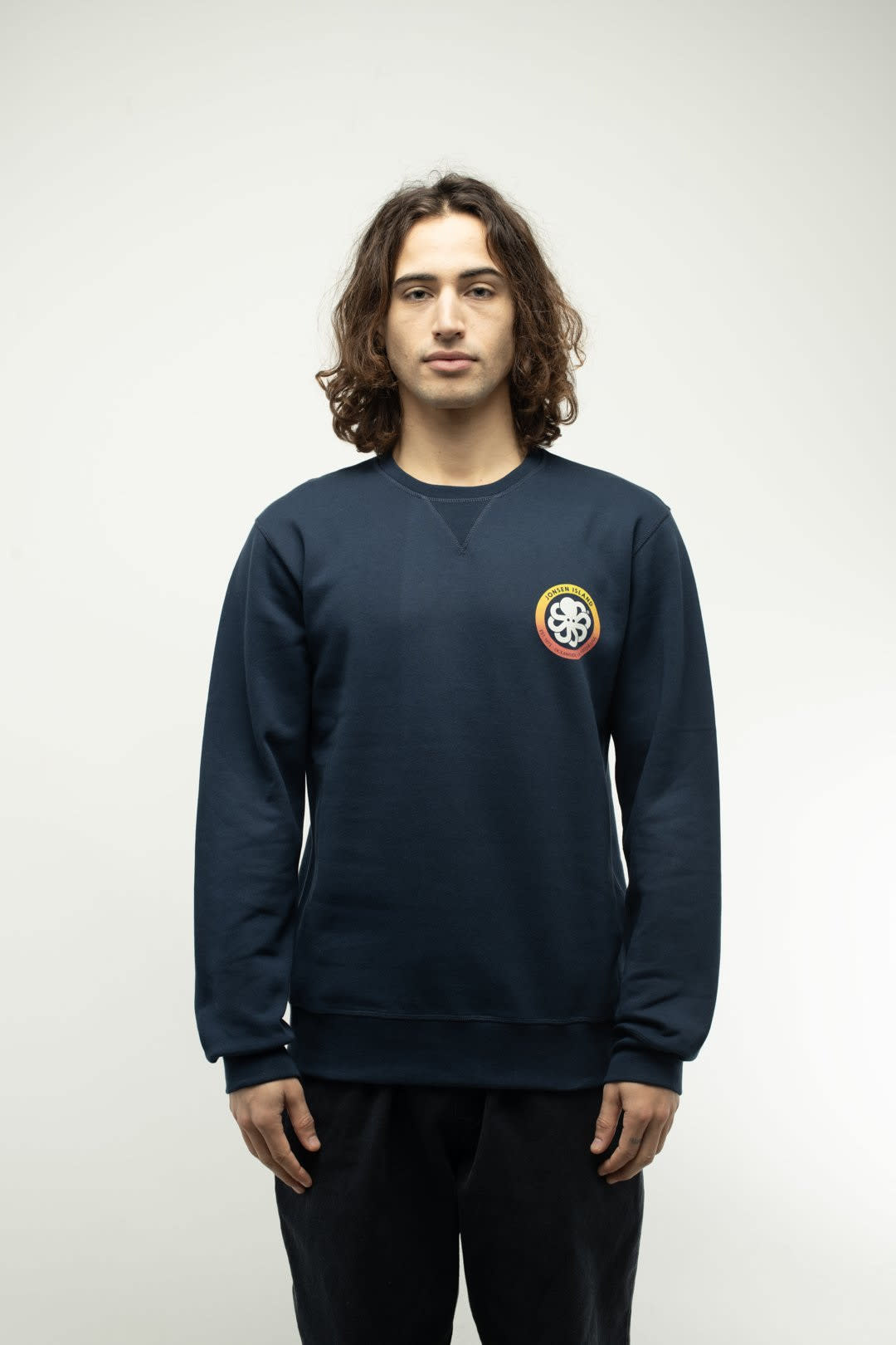 Jonsen Island Classic Gustavo Authentic Heart Sweat Navy