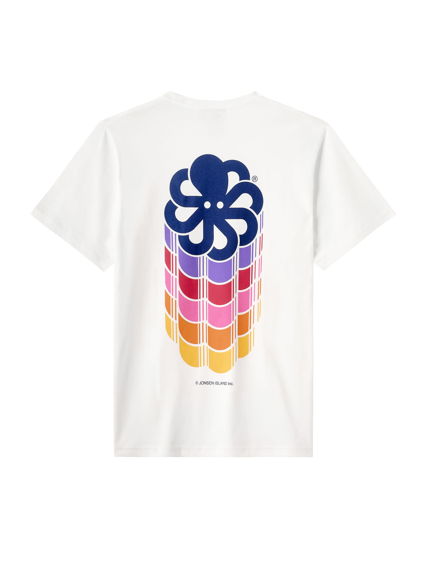 Jonsen Island Classic Maxi Colors Tee White