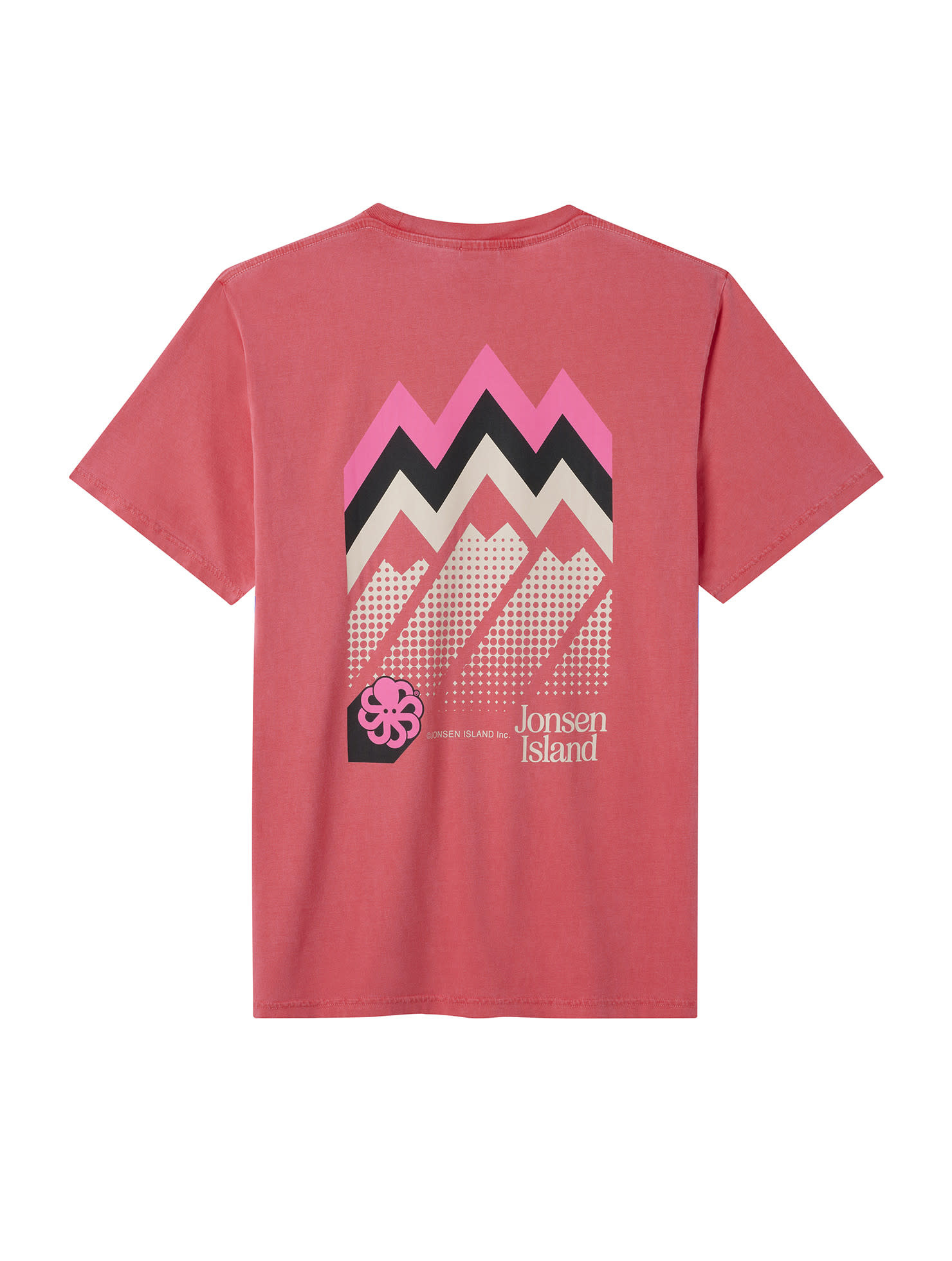 Jonsen Island Classic Zig Zag Tee Red F/O