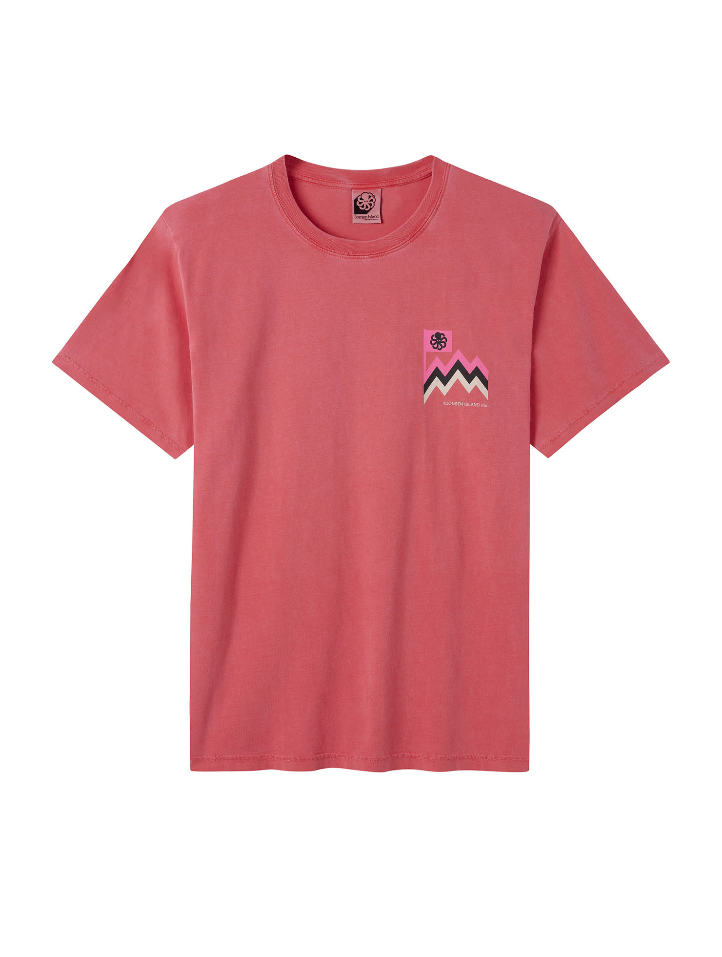 Jonsen Island Classic Zig Zag Tee Red F/O