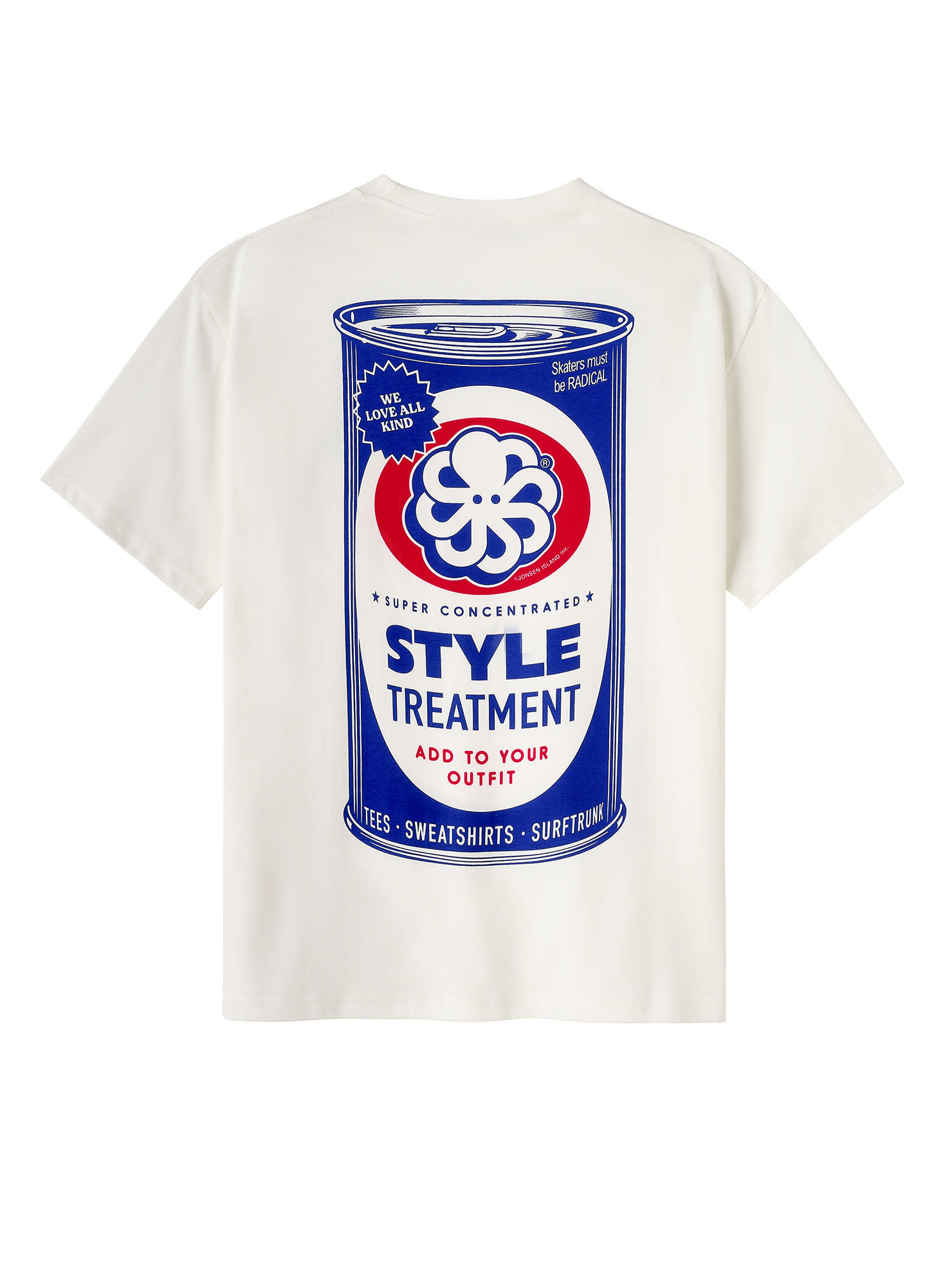 Jonsen Island Confort Can Style Tee Coconut