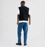 Resterods Kian Boiled Wool Vest 49-Navy
