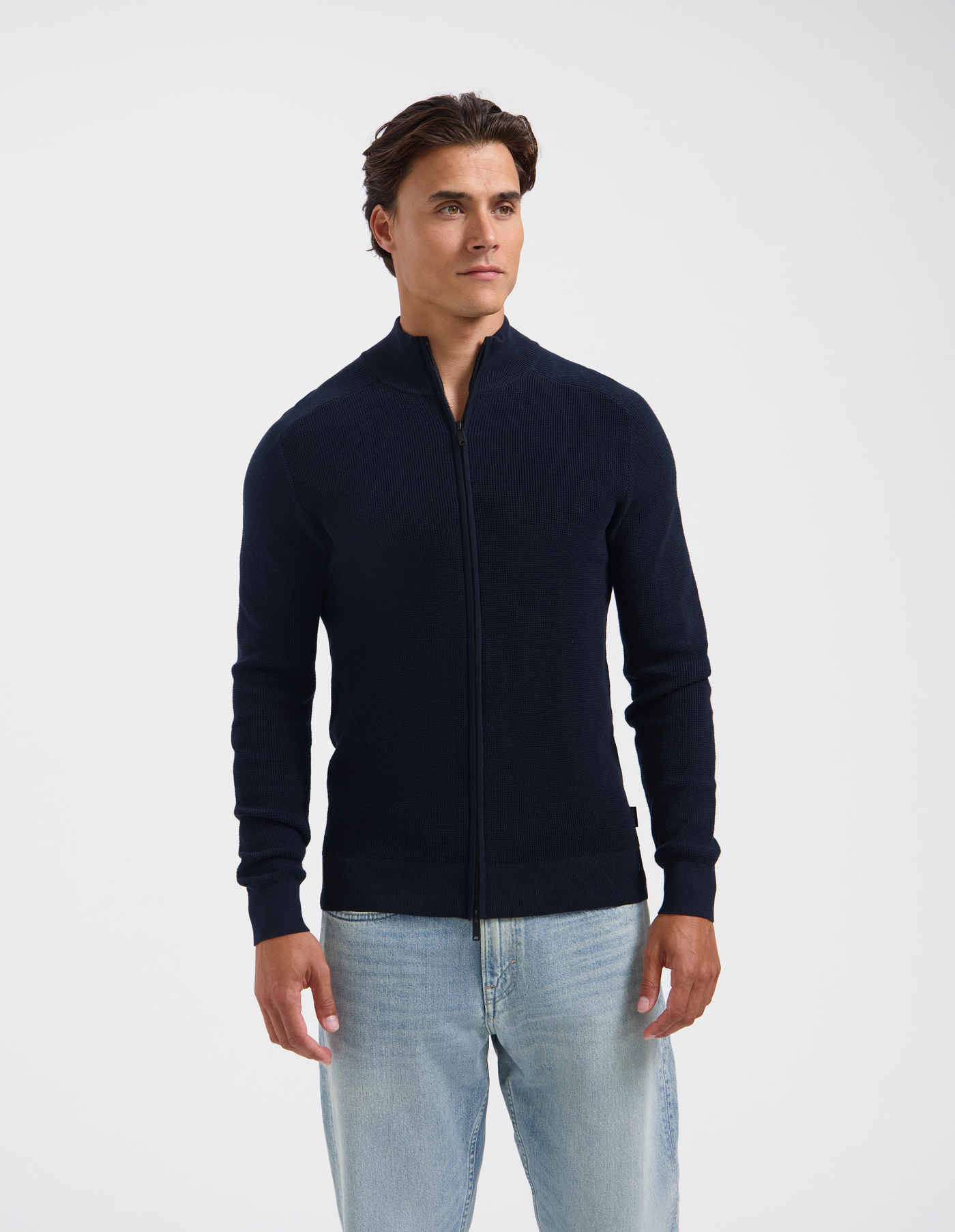 Saint Steve Elco Cardigan Dark Navy