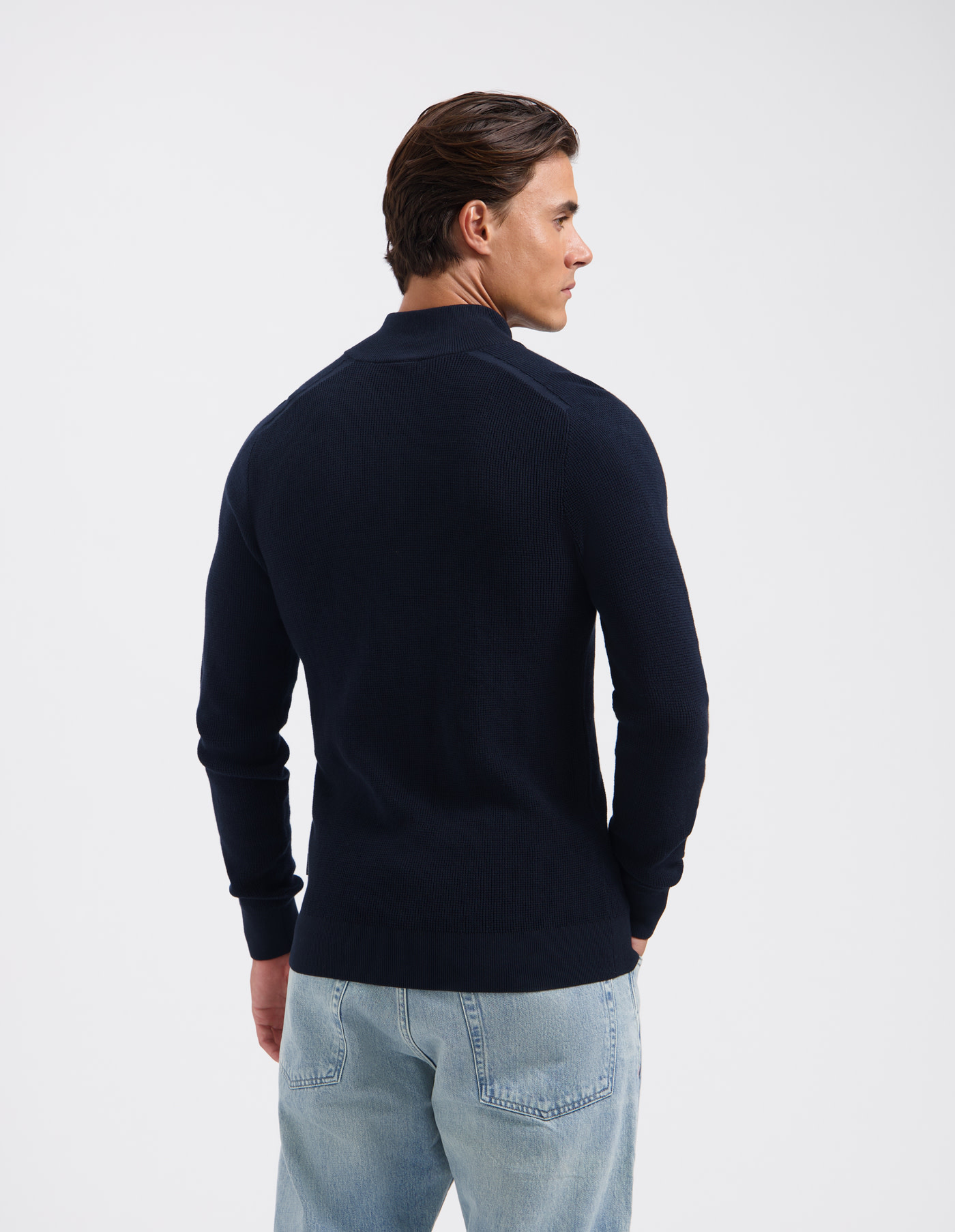 Saint Steve Elco Cardigan Dark Navy