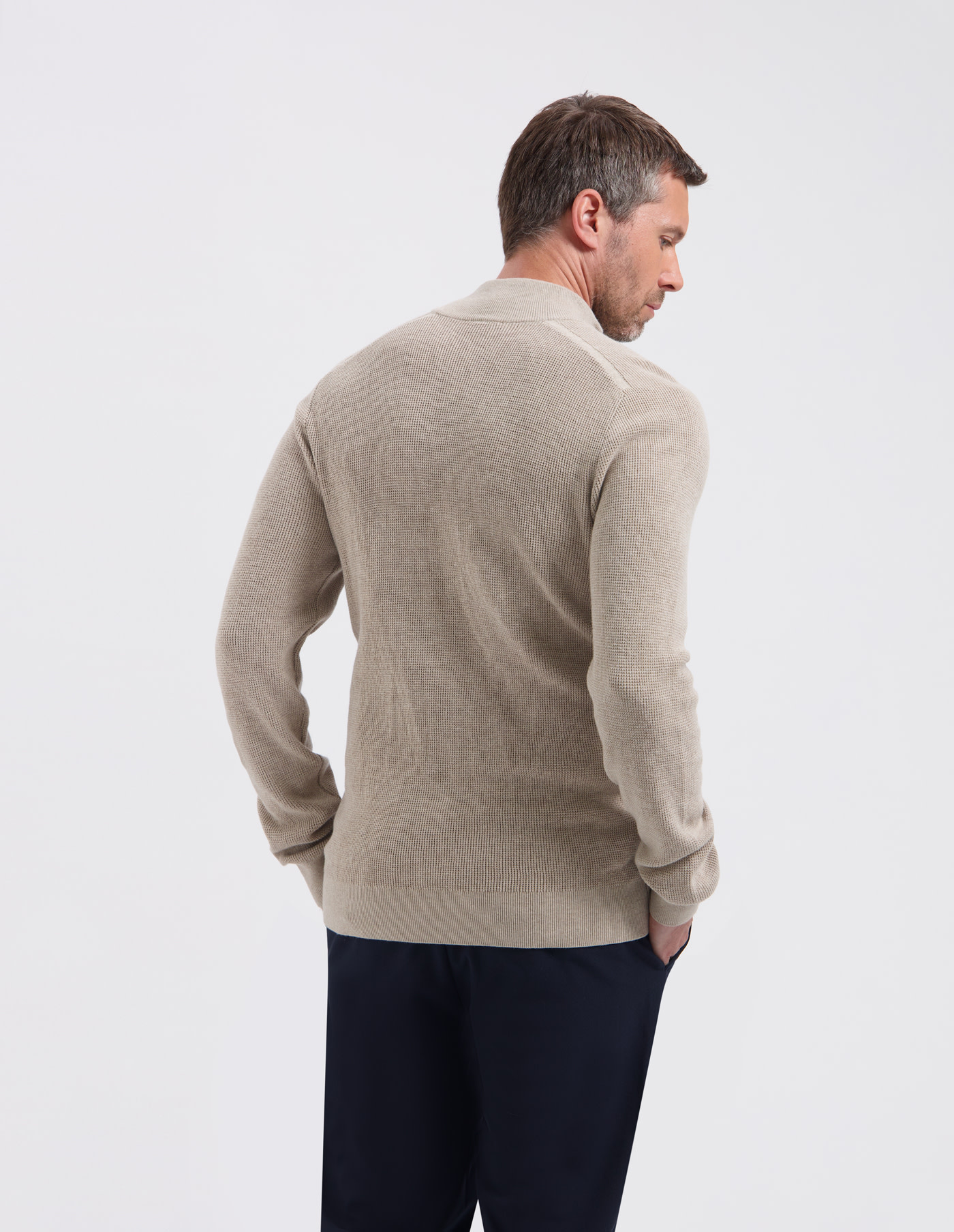 Saint Steve Elco Cardigan Sand Melange