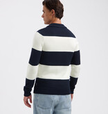 Saint Steve Harry Knit Dark Navy/White