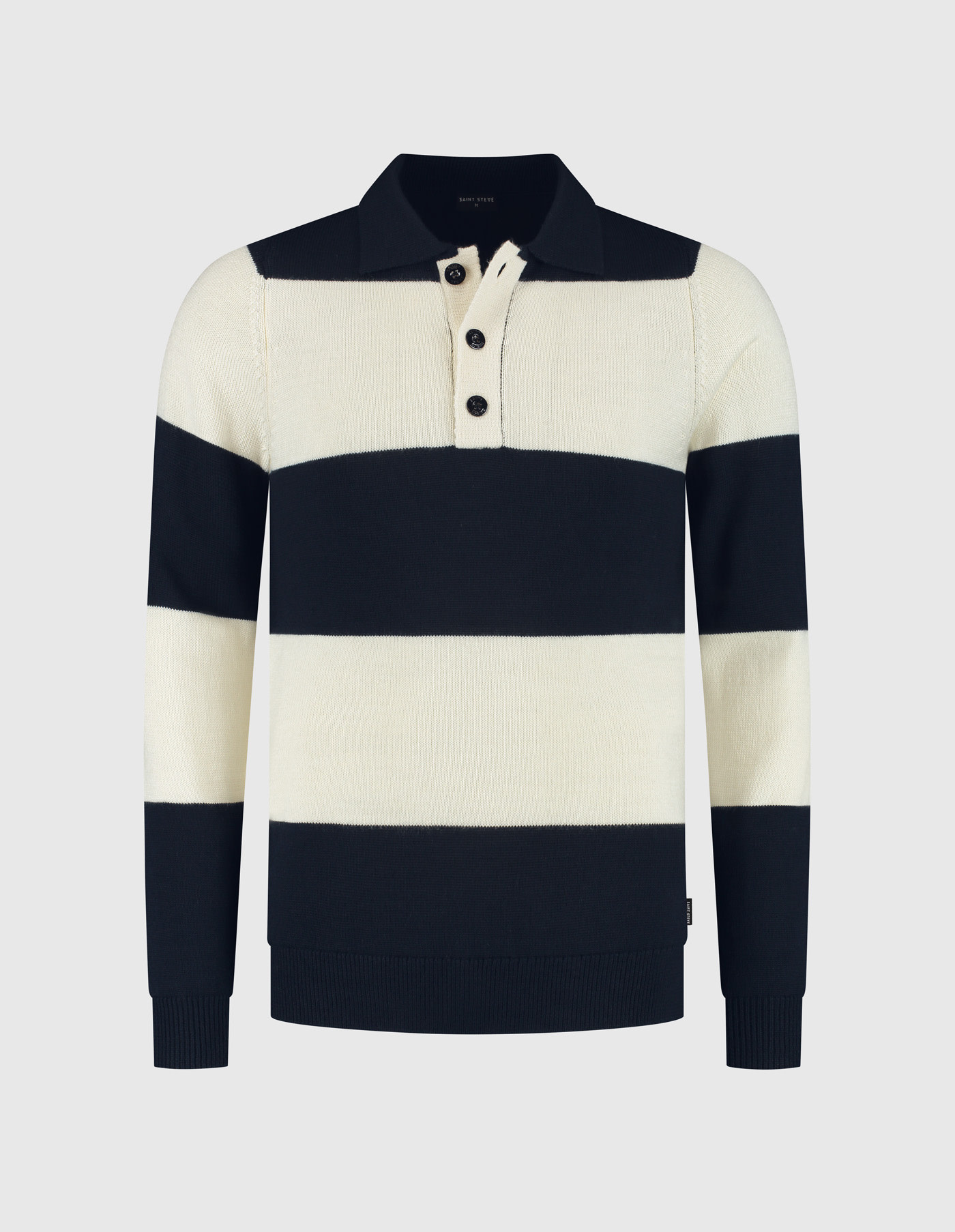 Saint Steve Harry Knit Dark Navy/White