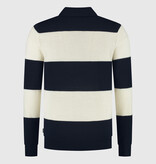 Saint Steve Harry Knit Dark Navy/White