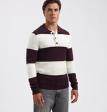 Saint Steve Harry Knit Merlot/White