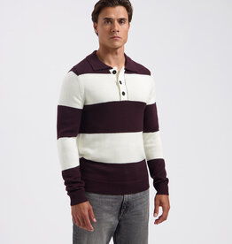 Saint Steve Harry Knit Merlot/White