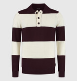 Saint Steve Harry Knit Merlot/White