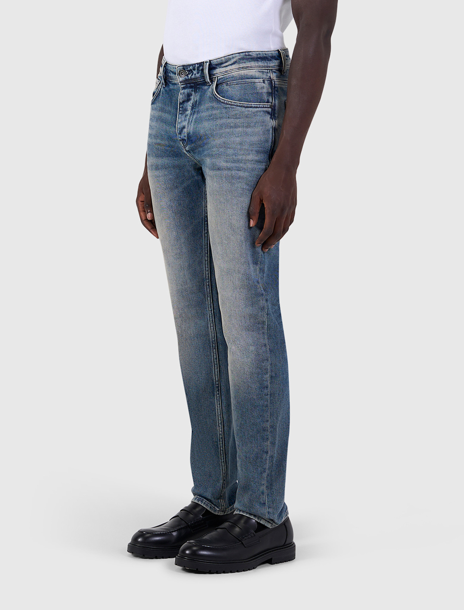 Pure Path The Ryan W1723 Jeans Denim Mid Blue